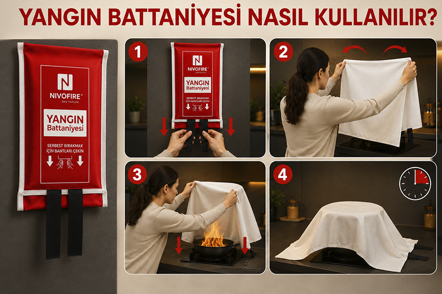 Fire blanket guide