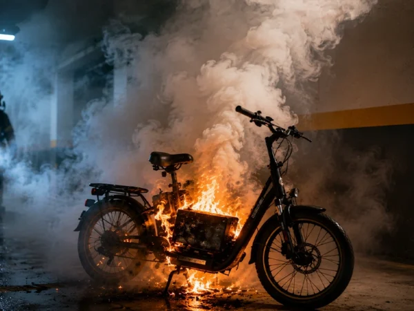 Electric Bicycle Battery Fire
